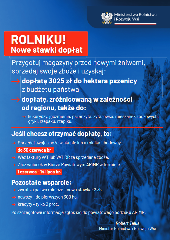 Plakat Ministerstwa Rolnictwa i Rozwoju Wsi dopłaty do zboża.png (677 KB)