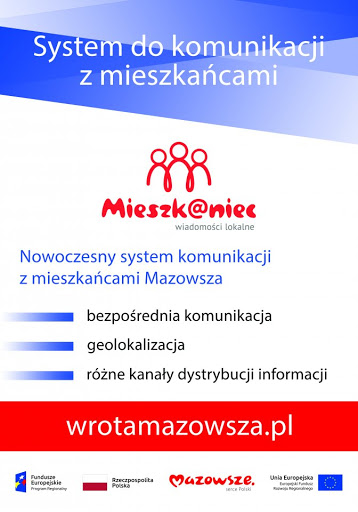 System do komunikacji z mieszkańcami Mieszk@niec - plakat