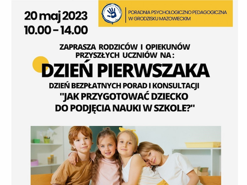 Ikona do artykułu: Dzień Pierwszaka w Poradni Psychologiczno-Pedagogicznej w Grodzisku Mazowieckim