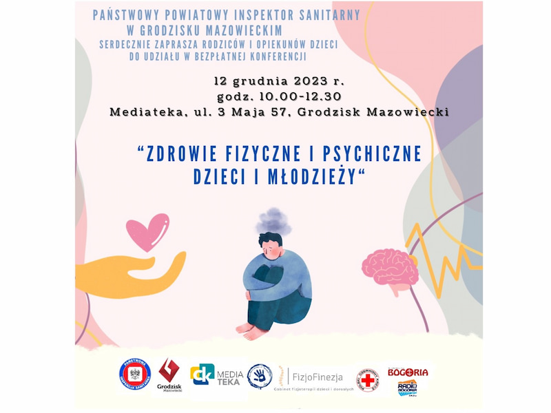 Ikona do artykułu: Zaproszenie do udziału w bezpłatnej konferencji "Zdrowie fizyczne i psychiczne dzieci i młodzieży"
